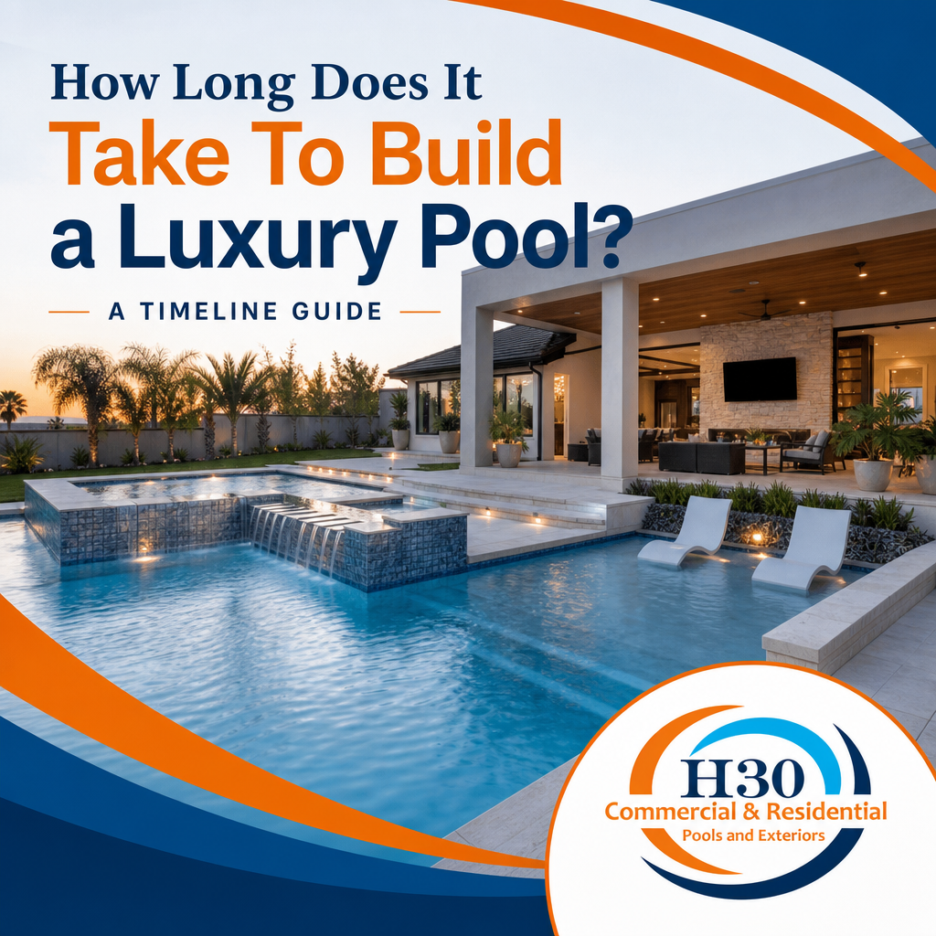 How Long Does It Take To Build a Luxury Pool?